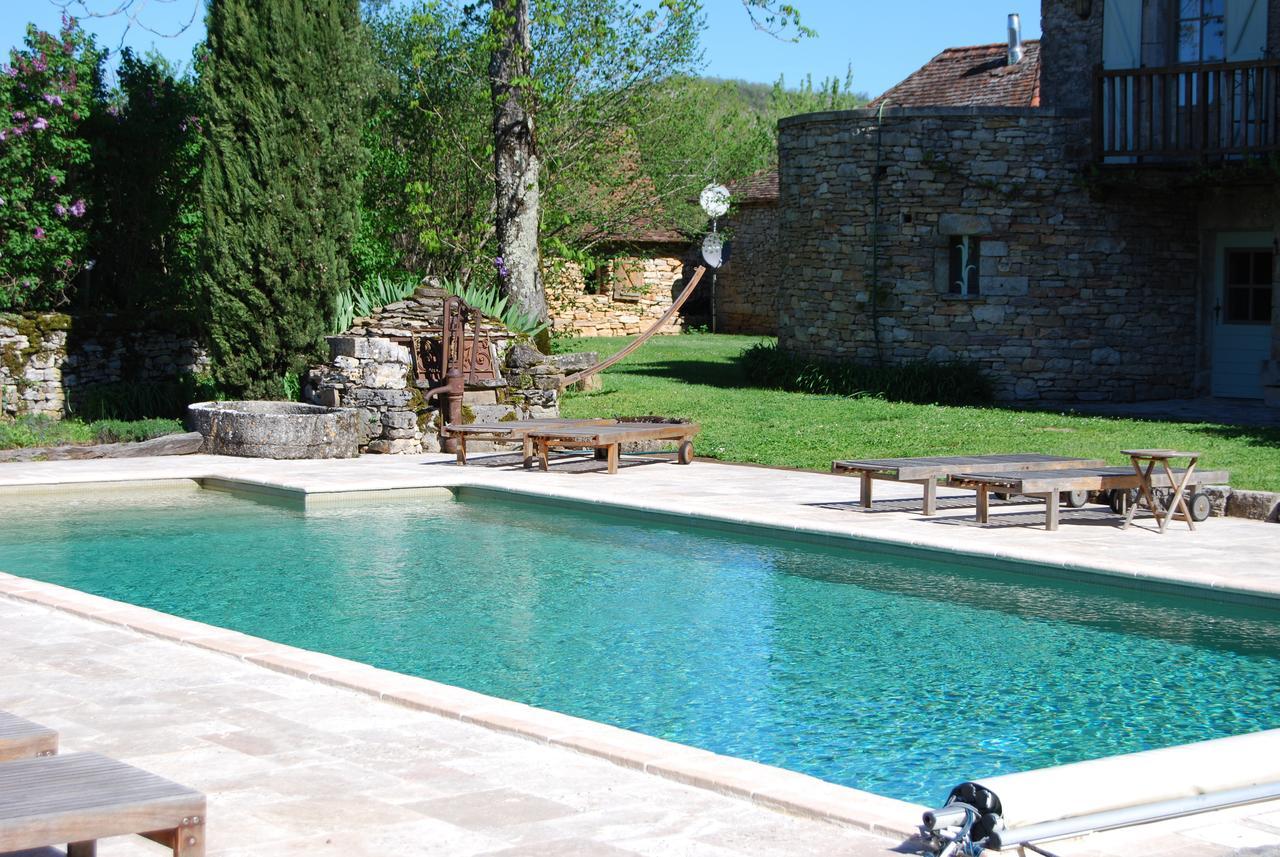 Mas De Garrigue Bed & Breakfast Calvignac Eksteriør bilde